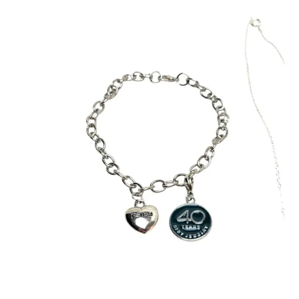 EFFY Bracelet with EFFY Charm and Effy Gemstone Necklace combo - Picture 2 of 3